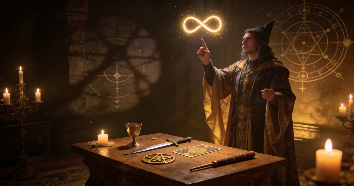 The Magician tarot card meaning: it's not a magic trick