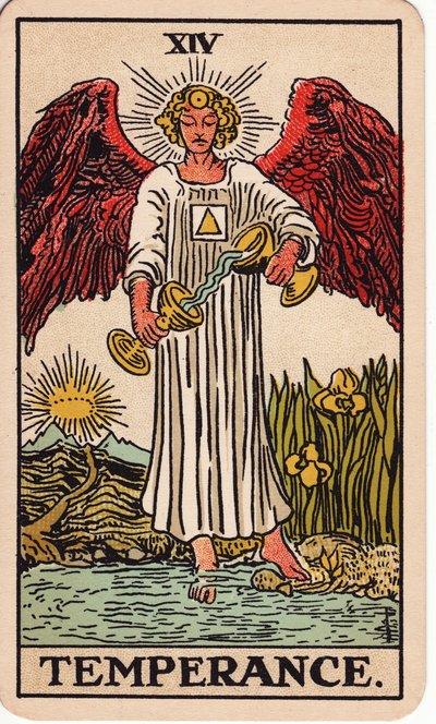 Temperance tarot card meaning money