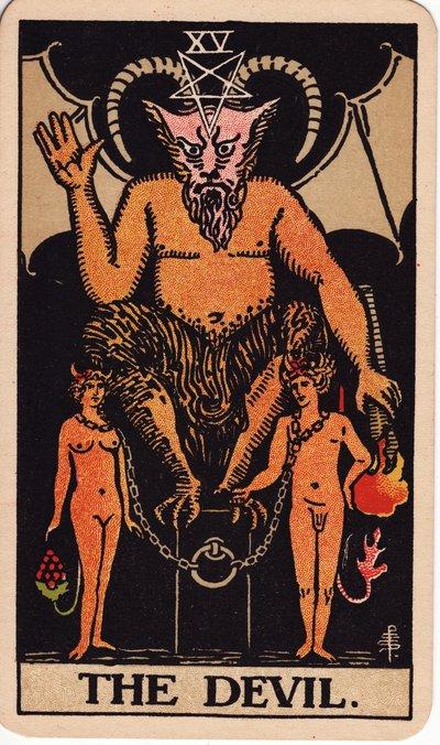The Devil tarot meaning money