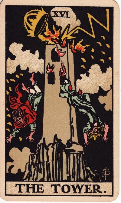 The Tower tarot meaning money