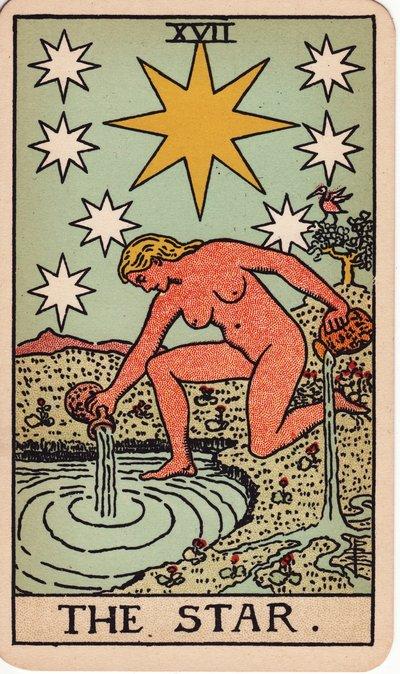 The Star tarot card