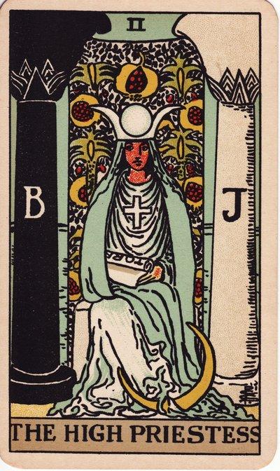 The High Priestess tarot card meaning money