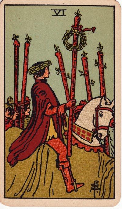 Six of Wands tarot meaning money