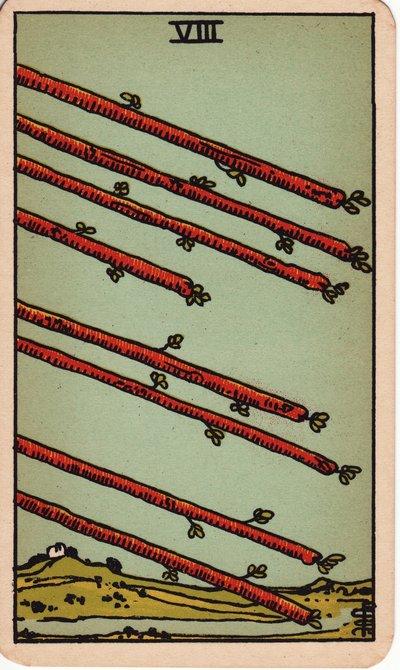 Eight of Wands tarot meaning money