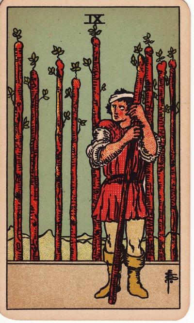 Nine of Wands tarot meaning money