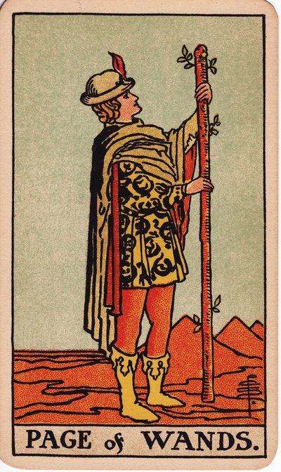 Page of Wands tarot meaning money