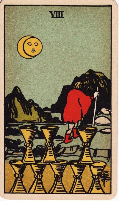 Eight of Cups tarot meaning money
