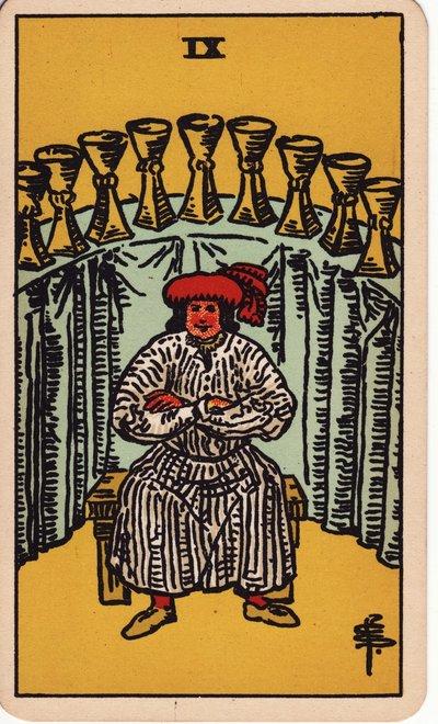 Nine of Cups tarot meaning money