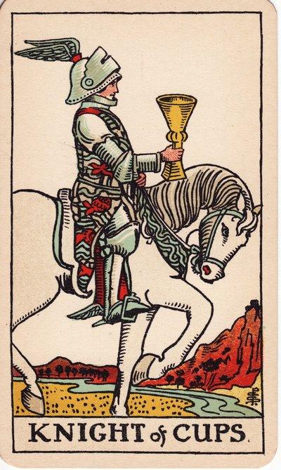Knight of Cups tarot meaning money