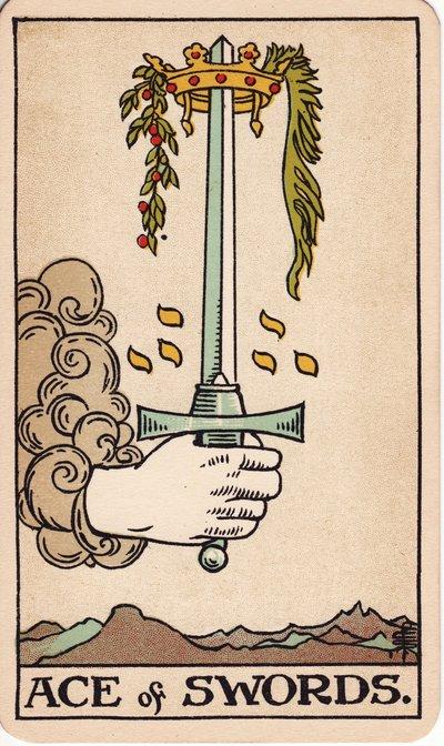 Ace of Swords tarot meaning money