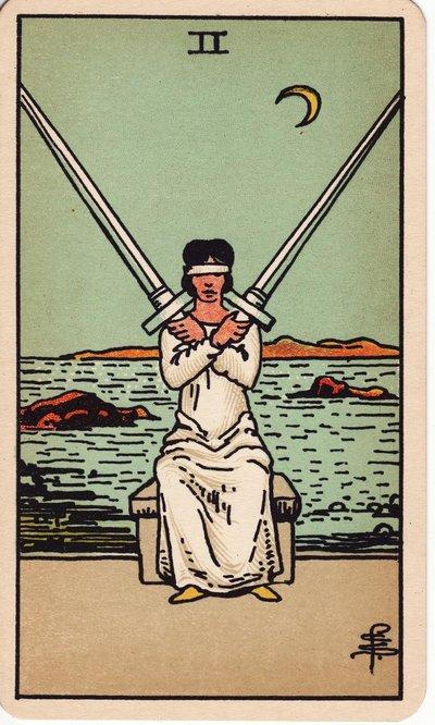 Two of Swords tarot meaning money
