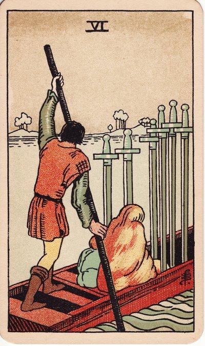 Six of Swords tarot meaning money