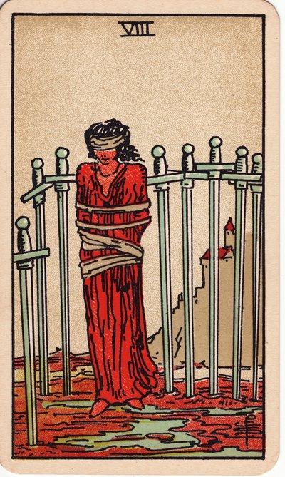 Eight of Swords tarot meaning money