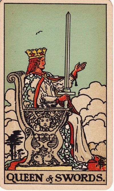Queen of Swords tarot meaning money