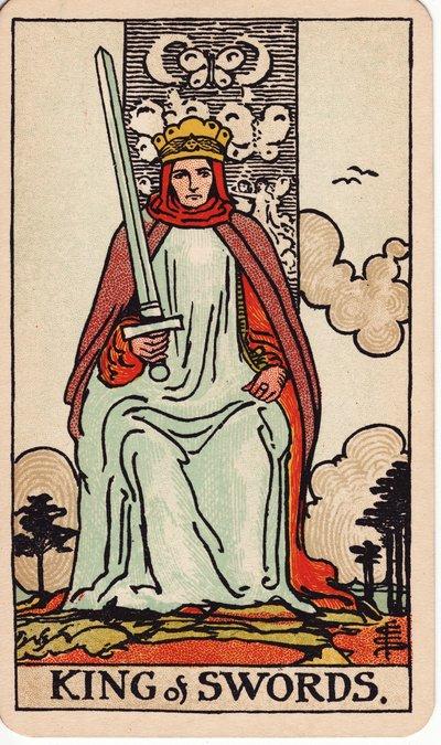 King of Swords tarot meaning money