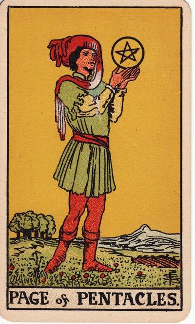 Page of Pentacles tarot meaning money