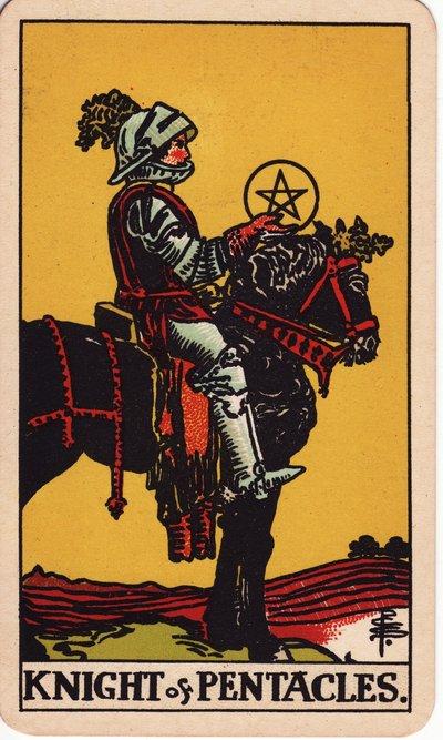 Knight of Pentacles tarot meaning money
