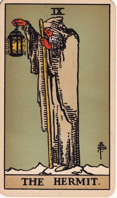 The Hermit tarot meaning money